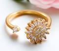 Anillo Girasol Giratorio: ¡Un Toque de Luz y Alegría para tu Día a Día! 🌻💖