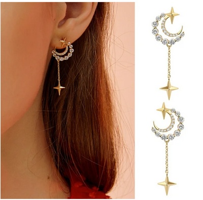 Aretes Estrellas y Lunas: ¡El Brillo Mágico que tu Look Necesita! ✨🌙