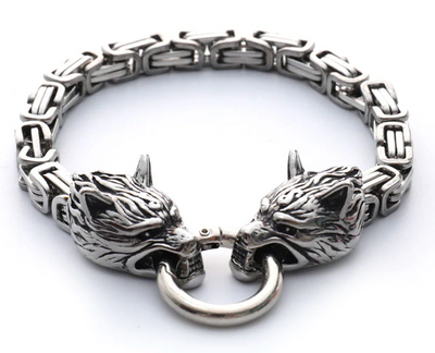 Brazalete Vikingo de Lobos | Un símbolo de fuerza y poder 🐺🛡️