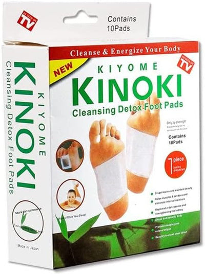Parches Desintoxicantes Kinoki: ¡Renueva tu Energía desde los Pies! 🌿🦶✨ 10u