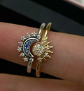 Anillo Sol 🌞 y Luna🌙 2 en 1