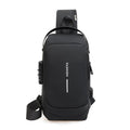 Bolso Bandolero Antirrobo: Máxima Seguridad y Estilo Urbano con Bloqueo de Clave 🛡️🎒