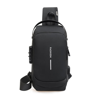 Bolso Bandolero Antirrobo: Máxima Seguridad y Estilo Urbano con Bloqueo de Clave 🛡️🎒
