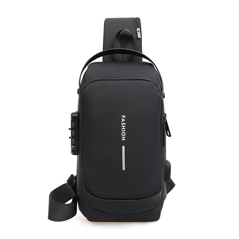 Bolso Bandolero Antirrobo: Máxima Seguridad y Estilo Urbano con Bloqueo de Clave 🛡️🎒