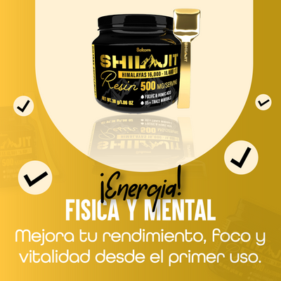 Shilajit Satoomi Tradicional: El Elixir de los Himalayas para una Vitalidad Sin Límites 🏔️🔋