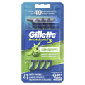 Gillette Prestobarba3 Sensitive: Afeitado Suave y Preciso sin Irritación (Pack x4) 🪒✨