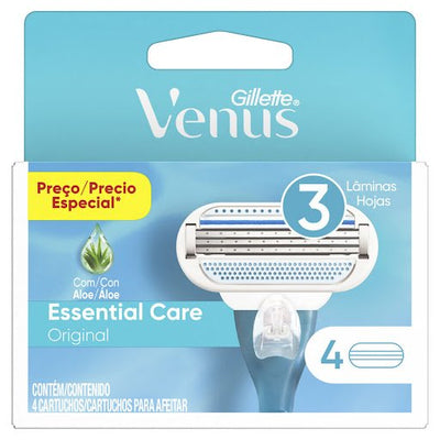 Gillette Venus Original: Piel Suave como la Seda en una Sola Pasada (Pack x4) 🌸✨