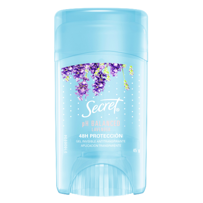 Secret Invisible Gel Lavanda: Protección Total con Aroma Relajante (45g) 🌸✨