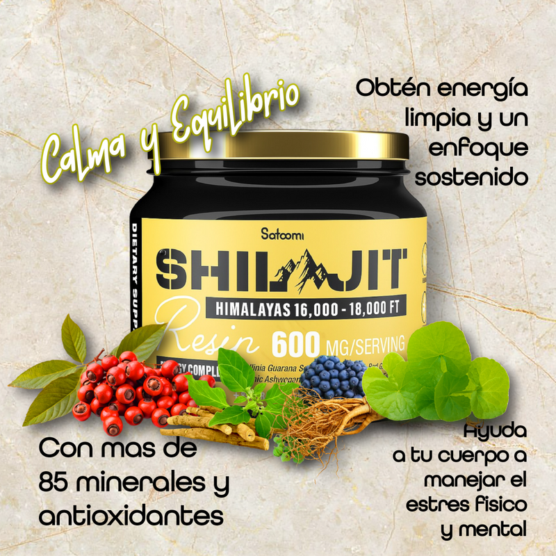 SATOOMI GOLD: La Evolución de la Resina de Shilajit (Fórmula Híbrida) 🏔️⭐