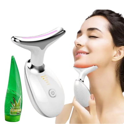 Kit Facial Masajeador LED + Aloe GRATIS!